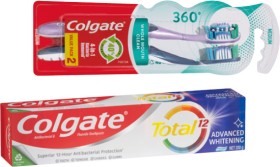 Colgate+Total+Premium+Toothpaste+200g%2C+Toothbrush+1%E2%80%913+Pack+or+Optic+White+Mouthwash+500mL+Selected+Varieties