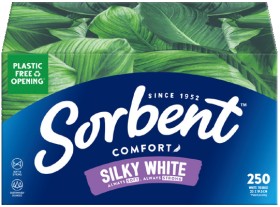 Sorbent+Silky+White+Facial+Tissues+250+Pack