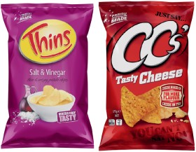 Thins+Chips+150%E2%80%91175g%2C+Onion+Rings+85g%2C+CC%26%23039%3Bs+Corn+Chips+175g+or+Cornados+110g+Selected+Varieties