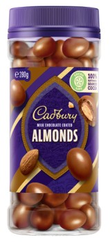 Cadbury-Chocolate-Coated-Nuts-or-Fruits-280340g-Selected-Varieties on sale