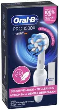 Oral+B+Pro+1500+Electric+Toothbrush+1+Pack