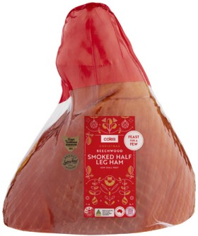 Coles+Beechwood+Smoked+Half+Leg+Ham