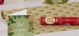 Christmas+Kraft+Gift+Wrap+3m