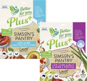 Simsons-Pantry-Better-For-You-Wraps-420g on sale