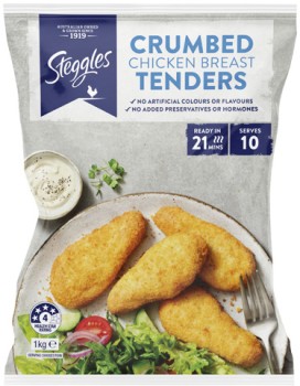 Steggles-Chicken-Breast-Tenders-1kg on sale