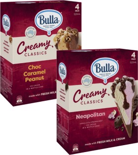 Bulla+Creamy+Classic+Cones+520mL