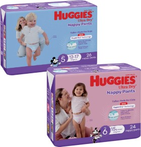 Huggies+Ultra+Dry+Bulk+Nappy+Pants+24+Pack-36+Pack