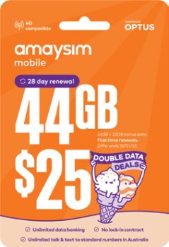 amaysim-25-Starter-Pack on sale