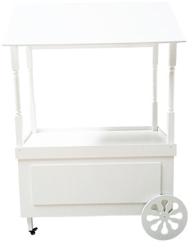 Sweet+Cart+White+Wooden+80cm+HIRE%2A