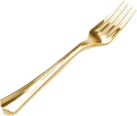 NEW+Fork+Gold+Heavy+Duty+Pk+12