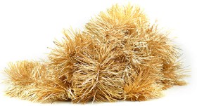 Tinsel-Gold-Large-10cm-x-5m-Ea on sale