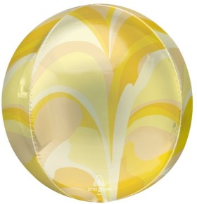 NEW-Balloon-Foil-Orbz-Macro-Marble-Gold-38cm-x-40cm-Ea on sale