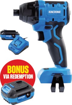 Kincrome-18V-40AH-Brushless-Impact-Driver-Kit on sale