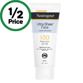 Neutrogena+Ultra+Sheer+Face+Lotion+Sunscreen+SPF50+88ml%2A