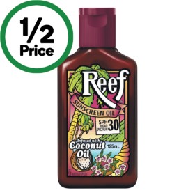 Reef+Sunscreen+Oil+with+Coconut+Oil+SPF30+125ml%2A