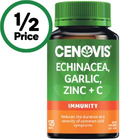 Cenovis+Echinacea%2C+Garlic%2C+Zinc+%2B+C+Tablets+Pk+125%5E