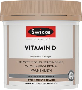 Swisse-Ultiboost-Vitamin-D-400-Capsules on sale