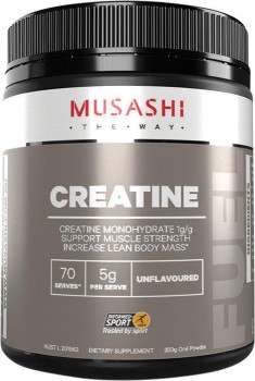 Musashi-Creatine-Unflavoured-350g on sale