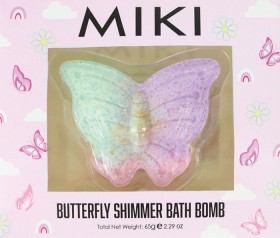 Miki+Butterfly+Shimmer+Bath+Bomb+65g