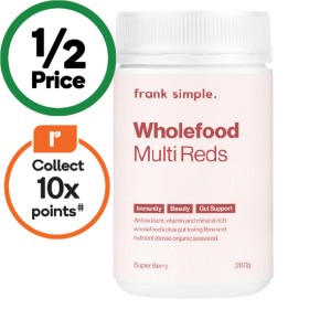 Frank-Simple-Wholefood-Multi-Reds-Super-Berry-260g on sale