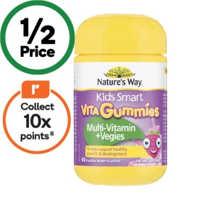 Natures-Way-Kids-Smart-Vita-Gummies-Multi-Vitamin-Vegies-Pk-60 on sale