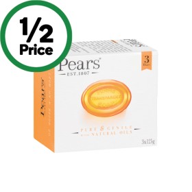 Pears+Soap+Bar+Transparent+3+x+125g