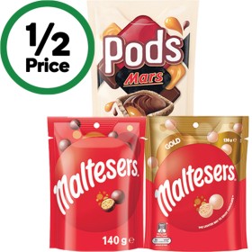 Maltesers+120-140g+or+Mars+Pods+160g