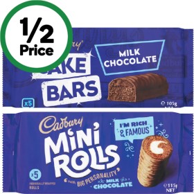 Cadbury-Cake-Bars-or-Rolls-Pk-5 on sale