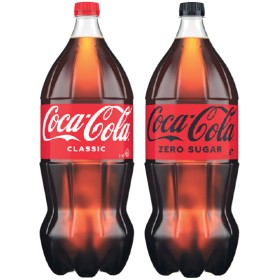 Coca-Cola+Classic+or+Zero+Sugar+Soft+Drink+Varieties+2+Litre