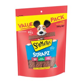 Schmackos+Strapz+Dog+Treats+500g