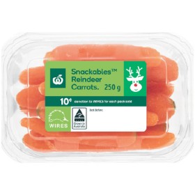 Australian-Snackables-Carrots-250g-Pack on sale