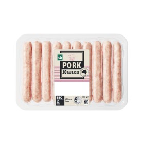 Woolworths+Beef%2C+Pork+or+Chicken+Sausage+or+Chipolata+Varieties+550g