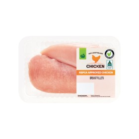 Australian-Fresh-RSPCA-Approved-Chicken-Breast-Fillets-Small-Tray-From-the-Meat-Dept on sale