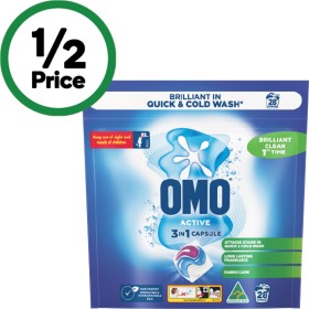 OMO-3-in-1-Laundry-Capsules-Pk-28 on sale