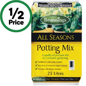 Brunnings+All+Seasons+Potting+Mix+25+Litre