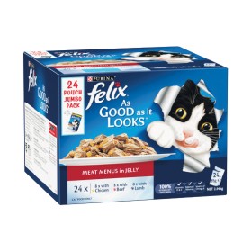 Felix-Wet-Cat-Food-Pk-24-x-85g on sale