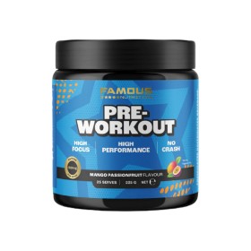 NEW-Famous-Nutrition-Pre-Workout-225g on sale