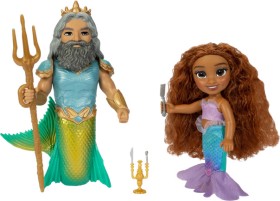 Disney+The+Little+Mermaid+Ariel+%26amp%3B+King+Triton+6%26quot%3B+Petite+Gift+Set