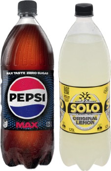 Pepsi+or+Solo+1.25+Litre+Selected+Varieties