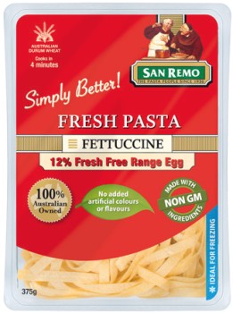 San+Remo+Fresh+Pasta+Fettuccine+375g