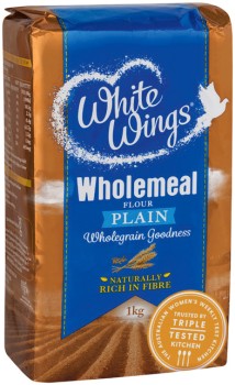 White+Wings+Wholemeal+Plain+Flour+or+Self+Raising+Flour+1kg