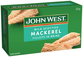 John+West+Mackerel+Fillets+125g+Selected+Varieties