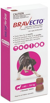 Bravecto-Dog-40-56kg-Chews-2-Pack on sale