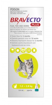 Bravecto-Plus-Cat-Spot-on-12-28kg-1-Pack on sale