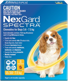 Nexgard-Spectra-Dog-36-75kg-6-Pack on sale