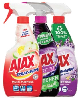 Ajax+Spray+N+Wipe+500ml+Varieties