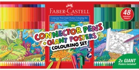 Faber+Castell+Connector+Pens+and+Giant+Posters+50+Piece+Pack