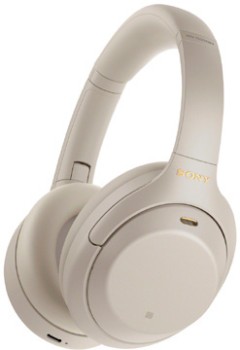 Sony+WH1000XM4+Noise+Cancelling+Headphones+-+Silver