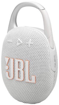 JBL+Clip+5+Mini+Bluetooth+Speaker+-+White