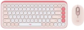 Logitech-POP-Icon-Keyboard-and-Mouse-Combo-Rose on sale